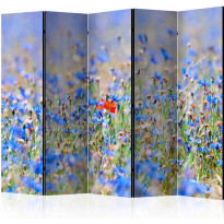 Sermi Artgeist A sky-colored meadow - cornflowers II, 225x172cm