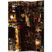 Sermi Artgeist City by night - Chicago, USA, 135x172cm