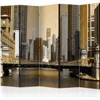 Sermi Artgeist Chicago&#039;s bridge - vintage effect II, 225x172cm