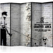 Sermi Artgeist Banksy - Graffiti Area II, 225x172cm