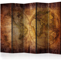 Sermi Artgeist World on old map II, 225x172cm
