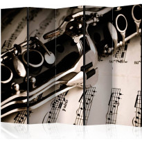 Sermi Artgeist Clarinet and music notes II, 225x172cm
