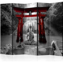 Sermi Artgeist Buddha Smile Red II, 225x172cm