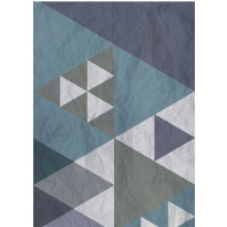 Tapetti Artgeist Blue patchwork, 50x1000cm
