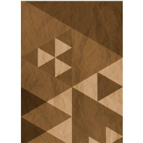 Tapetti Artgeist Brown patchwork, 50x1000cm
