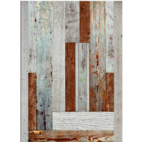 Tapetti Artgeist Labyrinth of wooden planks, 50x1000cm
