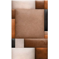 Tapetti Artgeist Leather blocks, 50x1000cm