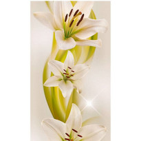 Tapetti Artgeist Lilies avant-garde, 50x1000cm