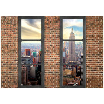 Sisustustarra Artgeist The view from the window: New York, eri kokoja