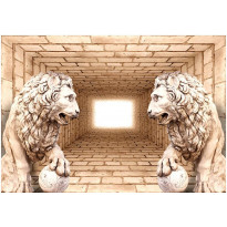 Sisustustarra Artgeist Mystery of lions, eri kokoja