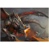 Sisustustarra Artgeist Dragon fire, eri kokoja