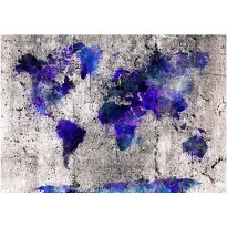 Sisustustarra Artgeist World Map: Ink Blots, eri kokoja