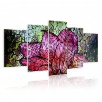 Canvas-taulu Artgeist Flowery stained glass, eri kokoja