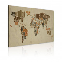 Canvas-taulu Artgeist World Map - Saksa, eri kokoja