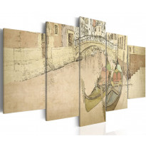 Canvas-taulu Artgeist Venetsia, eri kokoja