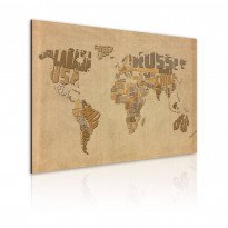 Canvas-taulu Artgeist Vanha maailmankartta, eri kokoja