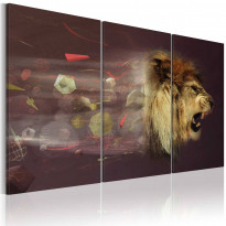 Canvas-taulu Artgeist Abstract Lion, eri kokoja
