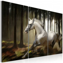 Canvas-taulu Artgeist A white horse, eri kokoja