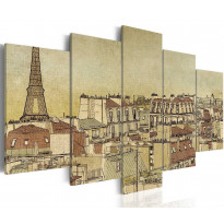 Canvas-taulu Artgeist Parisian past centuries, eri kokoja