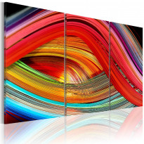 Canvas-taulu Artgeist An abstract rainbow, eri kokoja