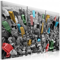 Canvas-taulu Artgeist New York in the CMYK color model , eri kokoja