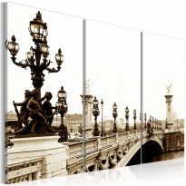 Canvas-taulu Artgeist A romantic walk in Paris, eri kokoja