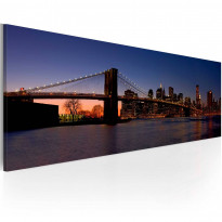 Canvas-taulu Artgeist Brooklyn Bridge - panorama, eri kokoja