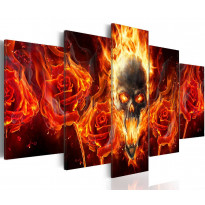 Canvas-taulu Artgeist Fiery skull, eri kokoja