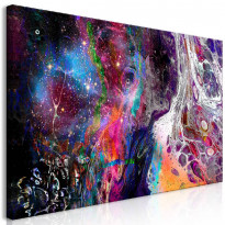 Canvas-taulu Artgeist Colourful Galaxy, 1-osainen, leveä, eri kokoja