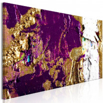Canvas-taulu Artgeist Purple Wave, 1-osainen, kapea, eri kokoja