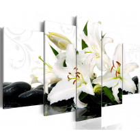 Canvas-taulu Artgeist Lilies and zen stones, eri kokoja