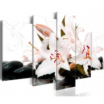 Canvas-taulu Artgeist Zen stones and lilies, eri kokoja
