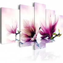 Canvas-taulu Artgeist Pink flowers: magnolias, eri kokoja