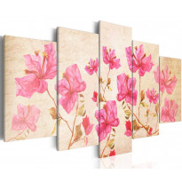 Canvas-taulu Artgeist Flowers in Pink, eri kokoja