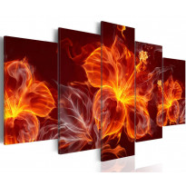 Canvas-taulu Artgeist Fiery Flowers, eri kokoja