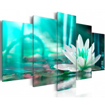 Canvas-taulu Artgeist Turquoise Lotus, eri kokoja