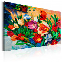 Canvas-taulu Artgeist Art of Colours: Tulips, eri kokoja