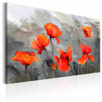 Canvas-taulu Artgeist Watercolour Poppies, eri kokoja