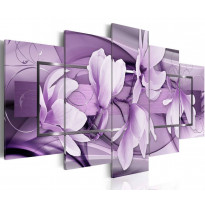 Canvas-taulu Artgeist Purple Wave, eri kokoja