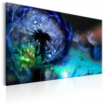 Canvas-taulu Artgeist Dandelions: Blue Glow, eri kokoja