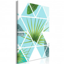 Canvas-taulu Artgeist Geometric Palm, 1-osainen, pystysuuntainen, eri kokoja