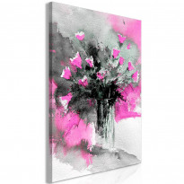 Canvas-taulu Artgeist Bouquet of Colours Pink, 1-osainen, pystysuuntainen, eri kokoja