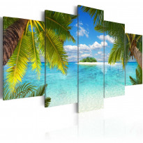Canvas-taulu Artgeist Paradise island, eri kokoja