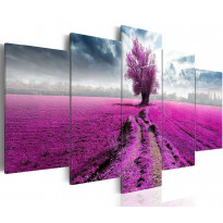 Canvas-taulu Artgeist Purple Land, eri kokoja