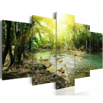 Canvas-taulu Artgeist Forest river, eri kokoja