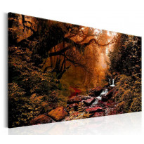 Canvas-taulu Artgeist Autumn Waterfall, eri kokoja