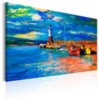 Canvas-taulu Artgeist Seaside Landscape: The Lighthouse, eri kokoja
