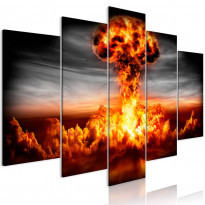 Canvas-taulu Artgeist Explosion, 5-osainen, leveä, eri kokoja
