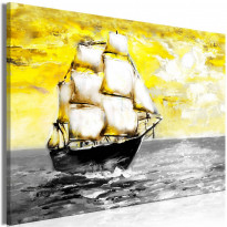 Canvas-taulu Artgeist Spring Cruise Yellow, 1-osainen, leveä, eri kokoja