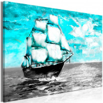 Canvas-taulu Artgeist Spring Cruise Blue, 1-osainen, leveä, eri kokoja